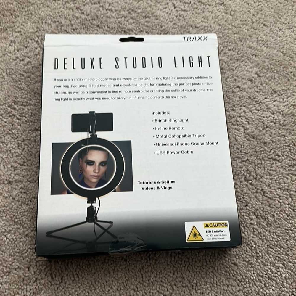 studio ring light - Picture 2 of 2